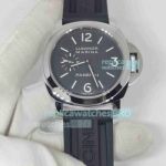 AAA Clone Panerai Luminor Marina PAM00111 Black Dial 44mm Rubber Strap Watch 